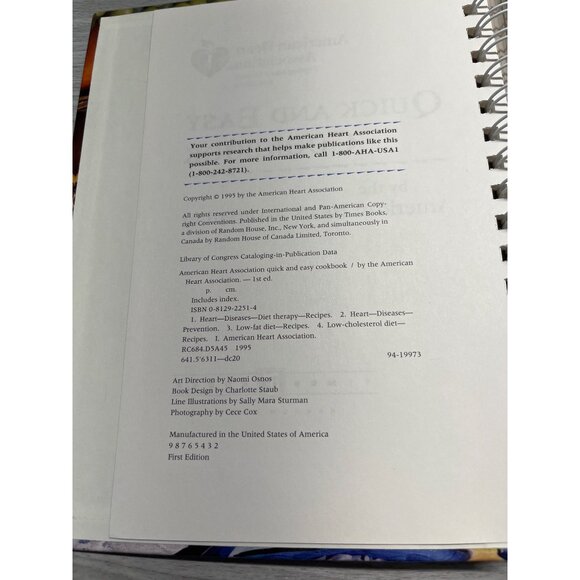 American Heart Association Cookbook Quick and Easy Recipes 200 Healthy Recipes - Picture 9 of 11